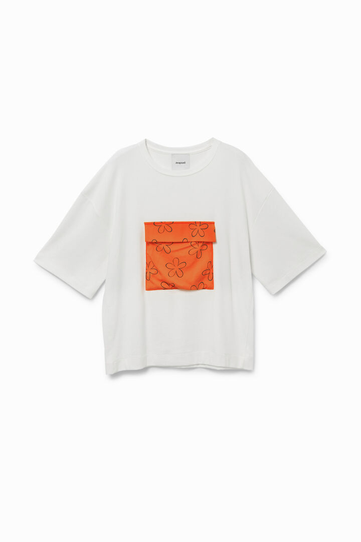 T-shirt pocket flowers | Desigual
