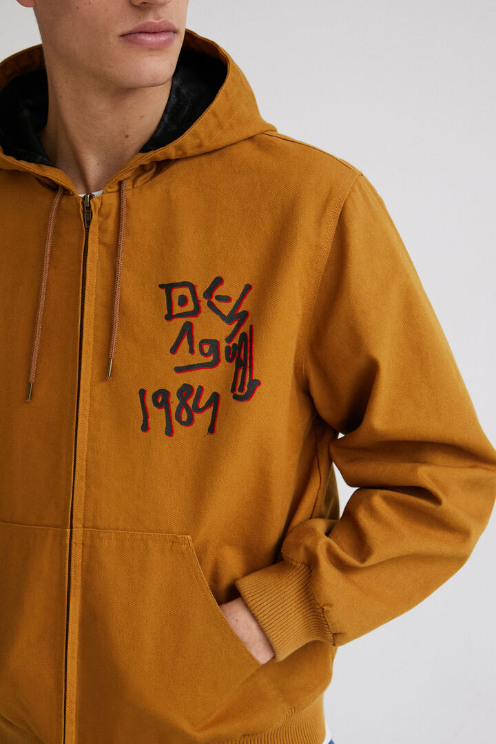 Canvas hooded jacket | Desigual