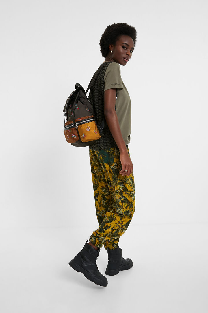 Medium paisley backpack | Desigual
