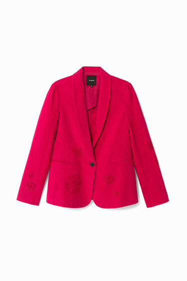 Americana fucsia troquelada | Desigual