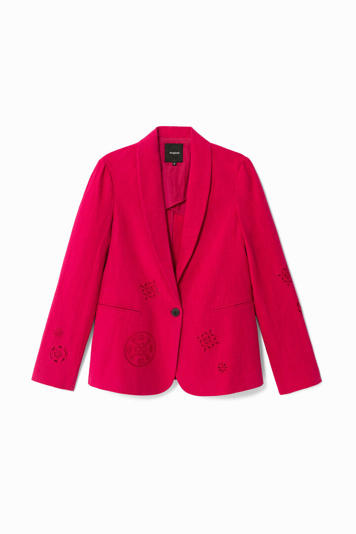 Americana fucsia troquelada | Desigual