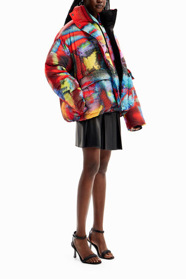 María Escoté oversize padded jacket | Desigual