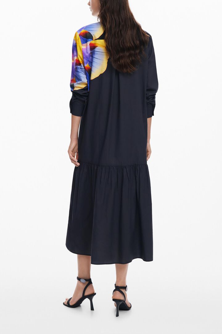 Robe chemise à fleurs M. Christian Lacroix | Desigual