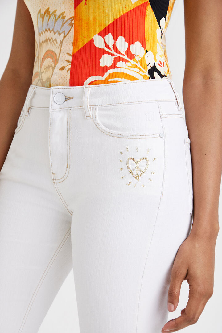 Skinny heart jeans | Desigual