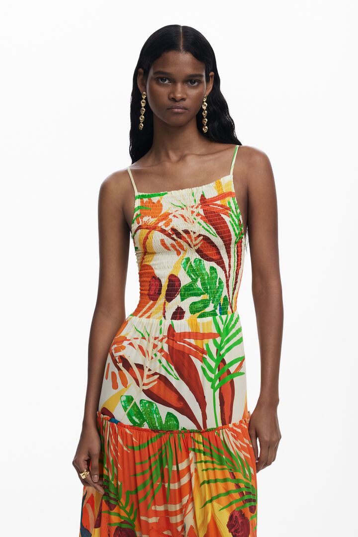 Tropical ruffle dress | Desigual