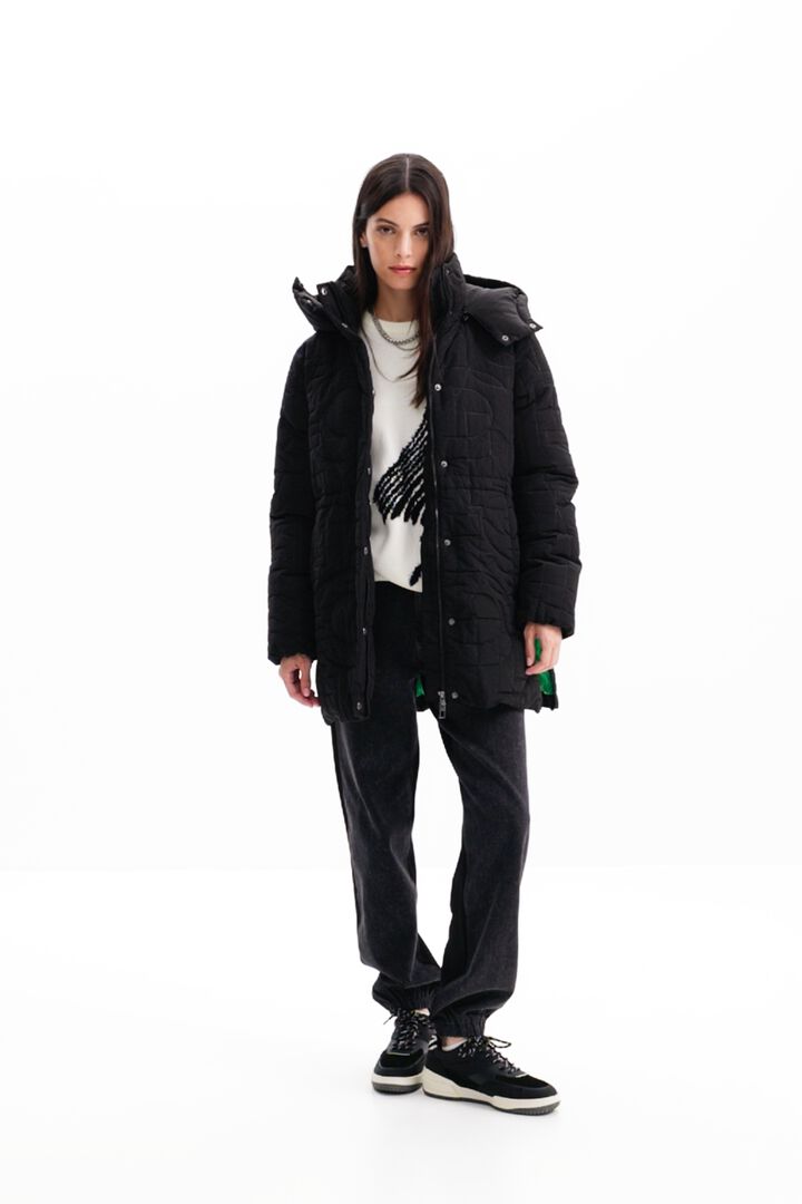 Abrigo acolchado cremalleras | Desigual
