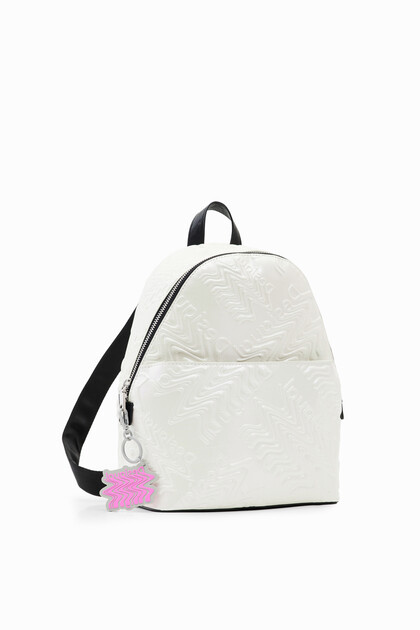 Small iridescent logo backpack