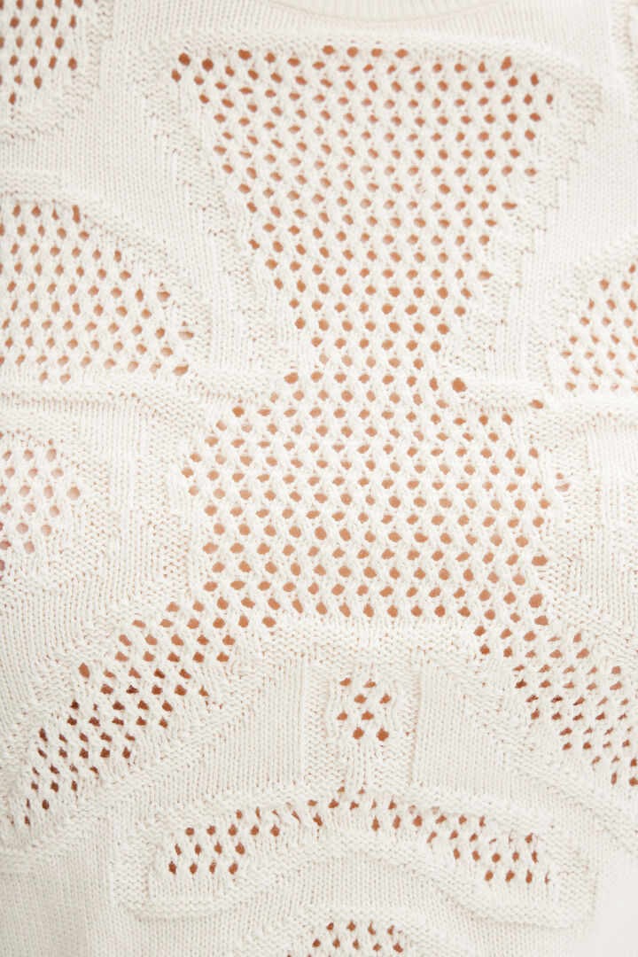 Openwork flower pullover | Desigual