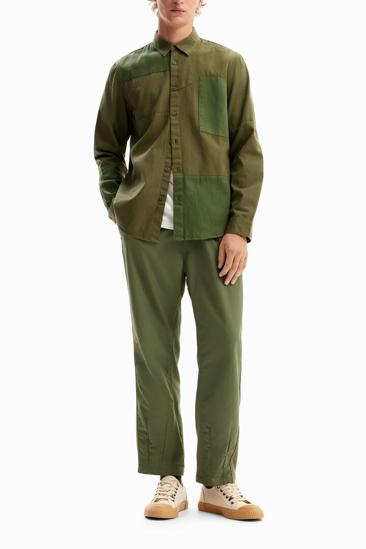 Camisa sarga patch | Desigual
