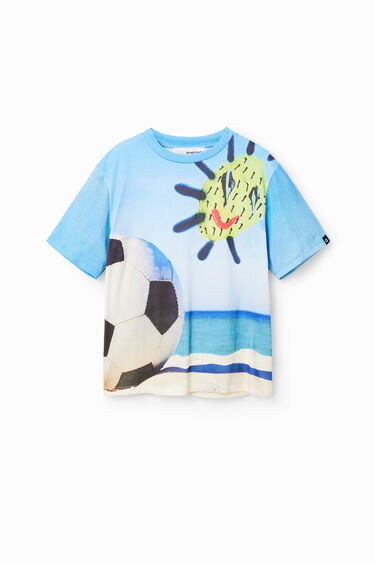 Football photographic T-shirt | Desigual