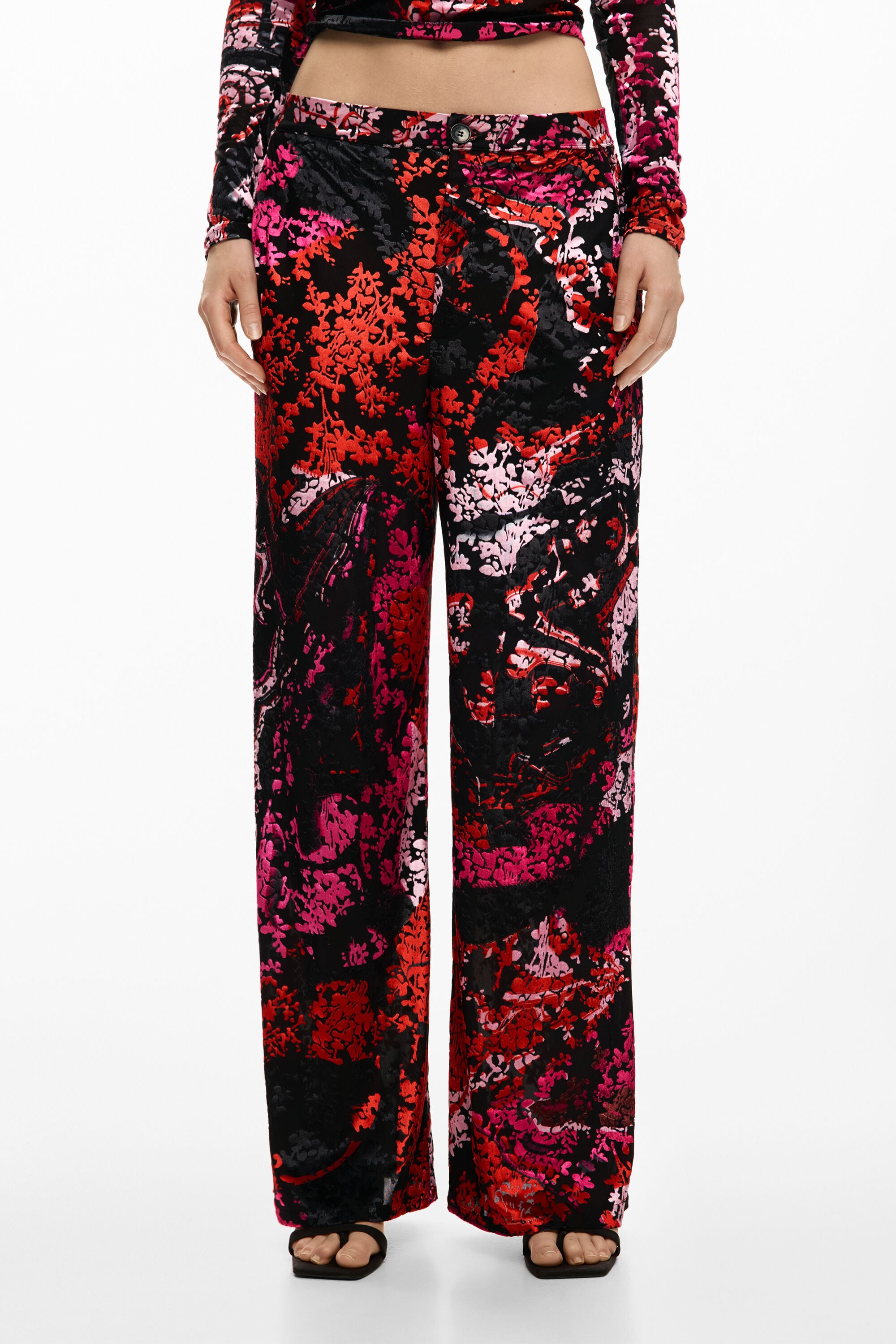 Trousers designed by mr. christian lacroix black Women's I