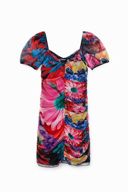 M. CHRISTIAN LACROIX Floral ruched dress