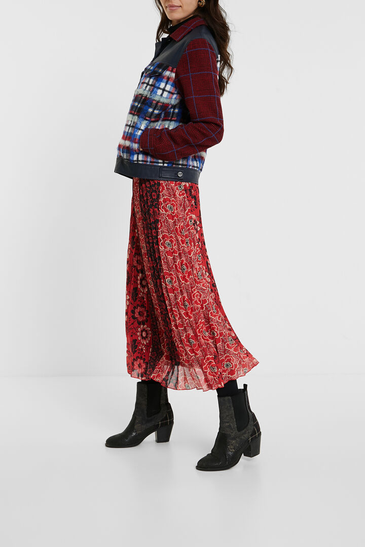Chaqueta tartán pelo | Desigual