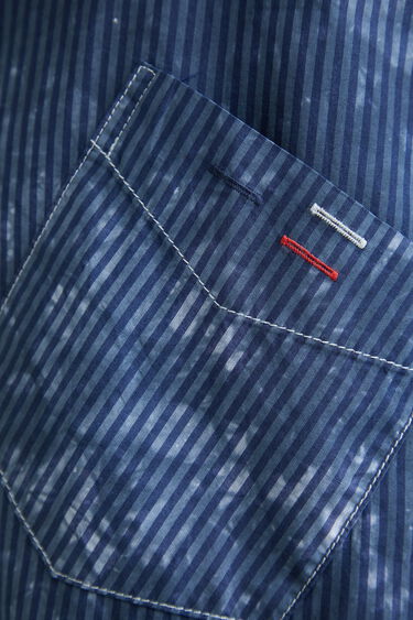 Tie-dye striped shirt | Desigual