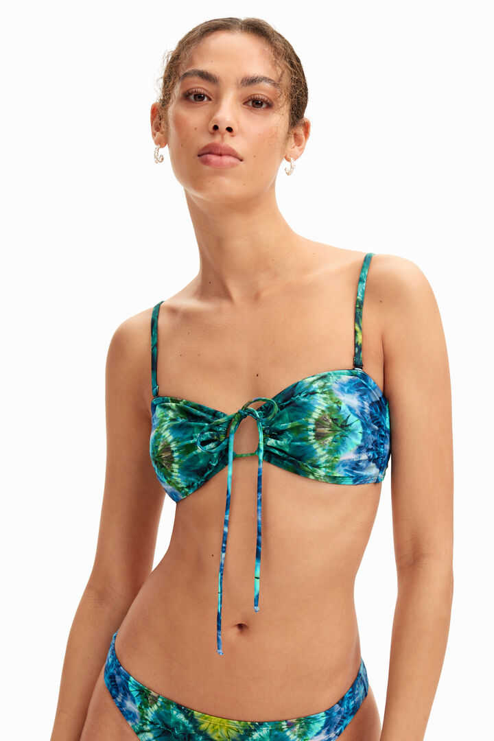 Bikini bandeau tie-dye | Desigual