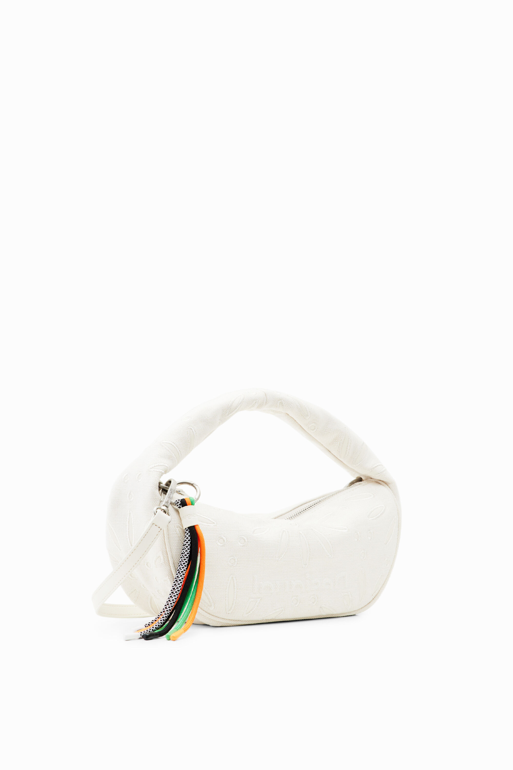 Desigual Small Swiss-embroidery Bag In White