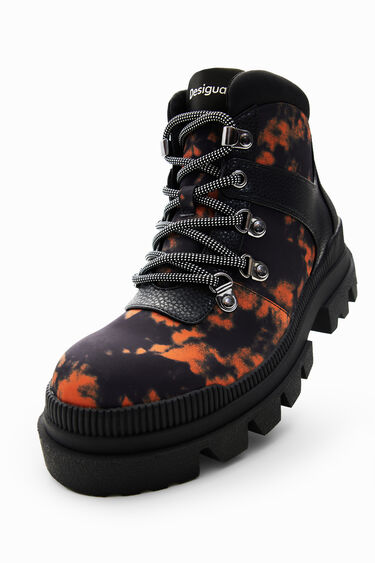 Printed trekking boots | Desigual