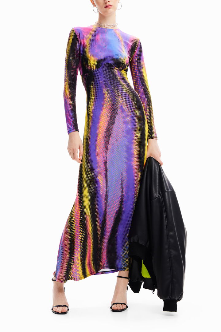 Vestido largo slim María Escoté | Desigual
