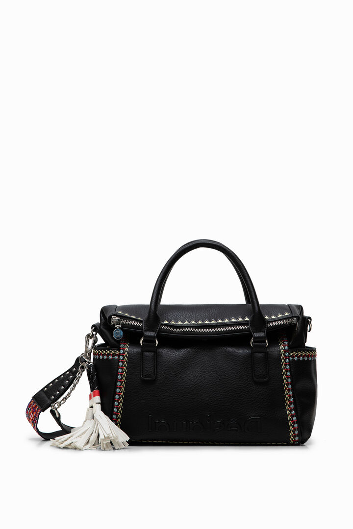 Bolso de mano asa cenefas | Desigual