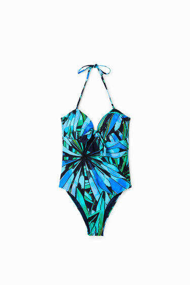 Tropical knot swimsuit | Desigual