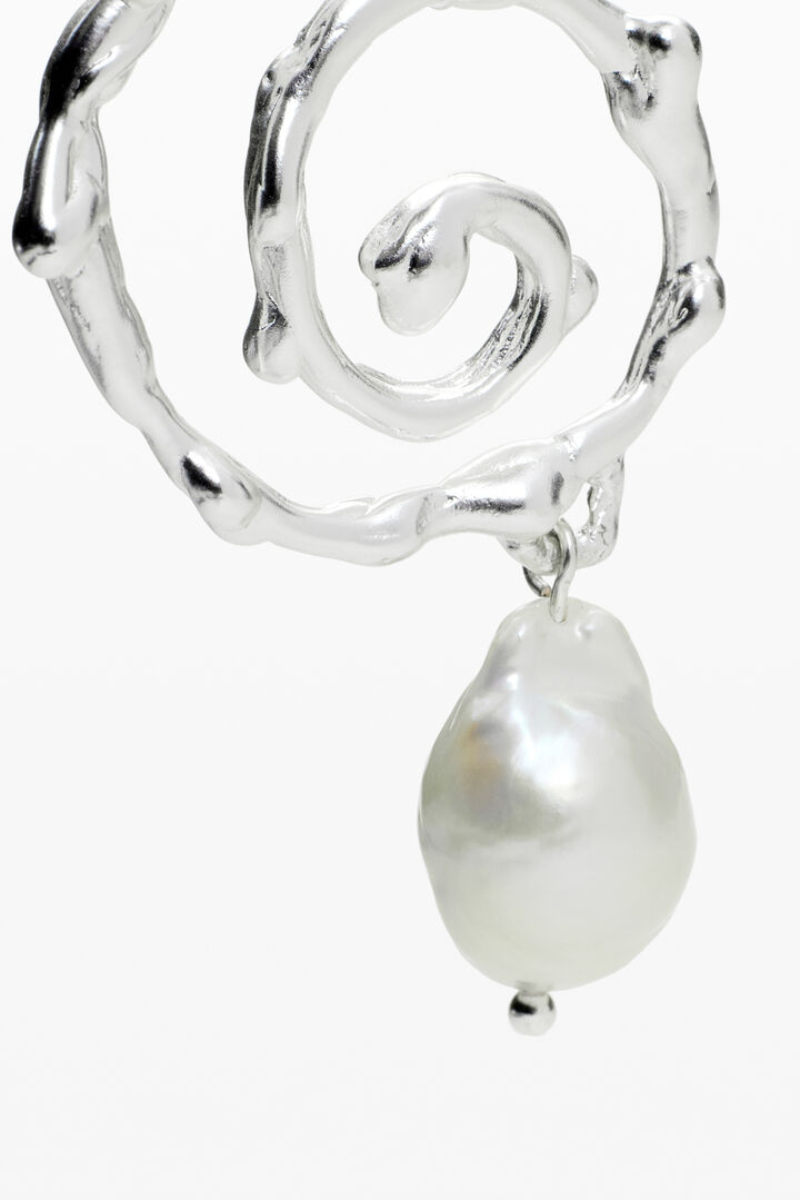 Pendientes espirales irregulares baño oro Zalio | Desigual