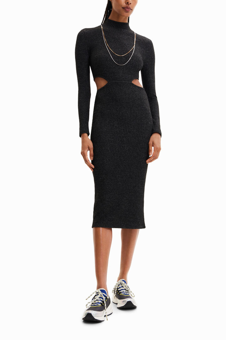 Robe midi découpes | Desigual