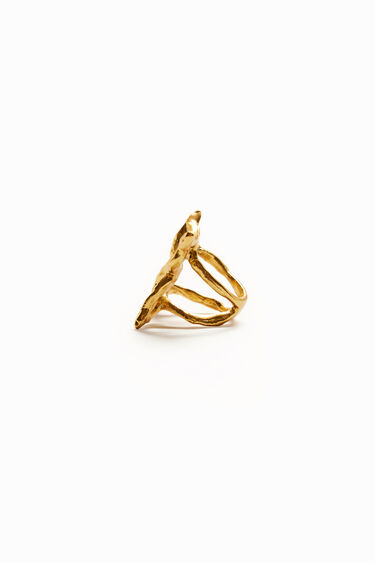 Anillo mariposa baño oro Zalio | Desigual