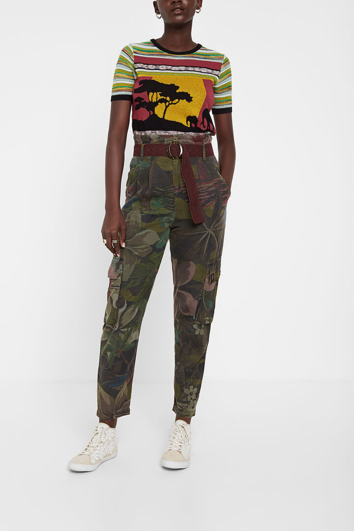 Africa patch jumper | Desigual