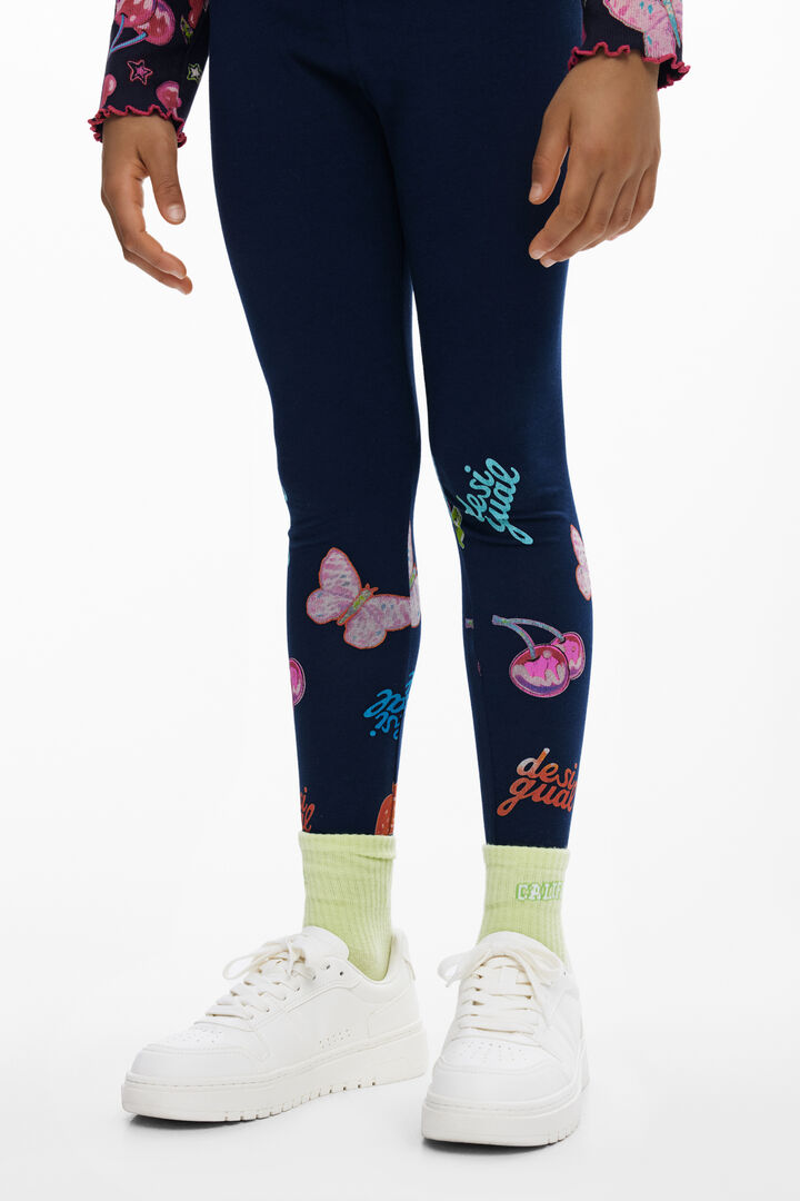 Desigual Bubble Leggings Für Mädchen – Bequem, Stylisch Und Perfekt Für Jeden Tag | Kinderhose Mit Lustigem Design