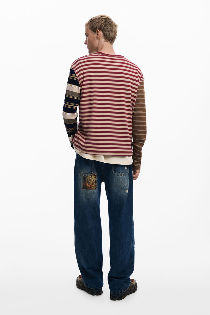 Grunge striped T-shirt | Desigual