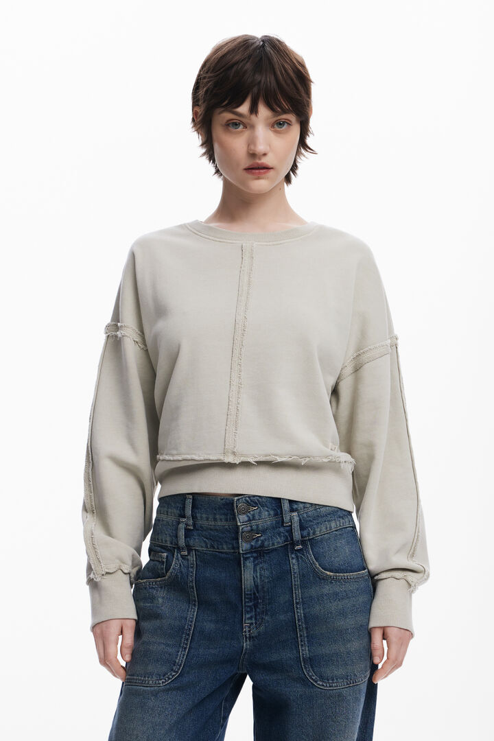 Sweatshirt mit Steppnähten | Desigual