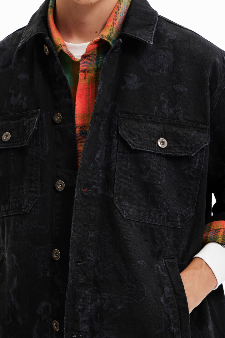 Chaqueta vaquera estampada | Desigual