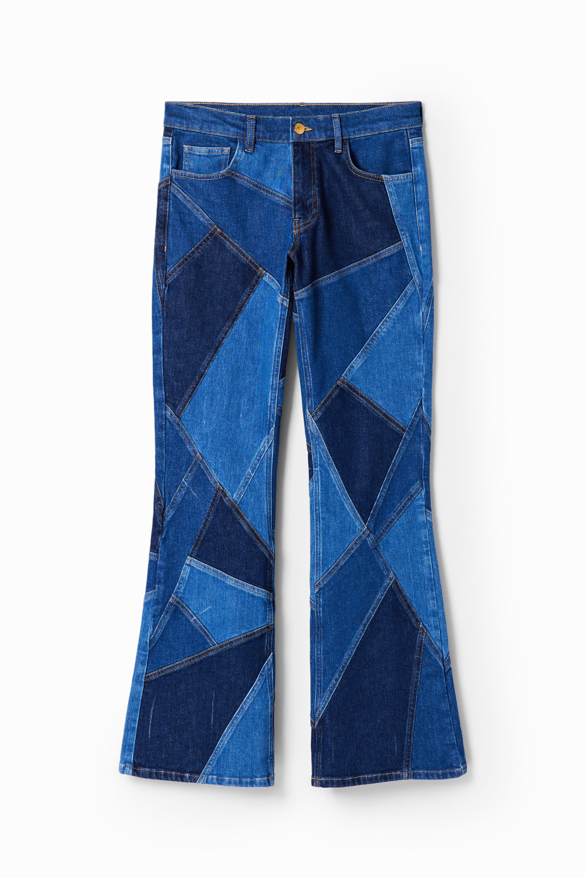 Patchwork new arrivals flare jeans