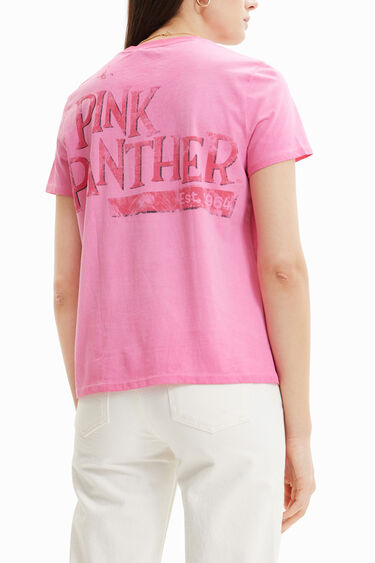 T-shirt met contrasterende Roze Panter | Desigual