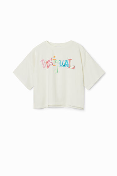 T-shirt logótipo multicolor | Desigual