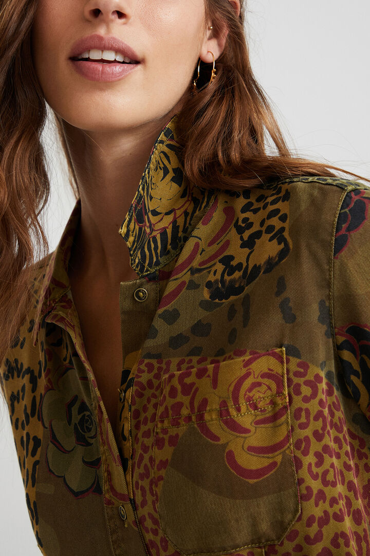 Long jumpsuit with belt | Desigual