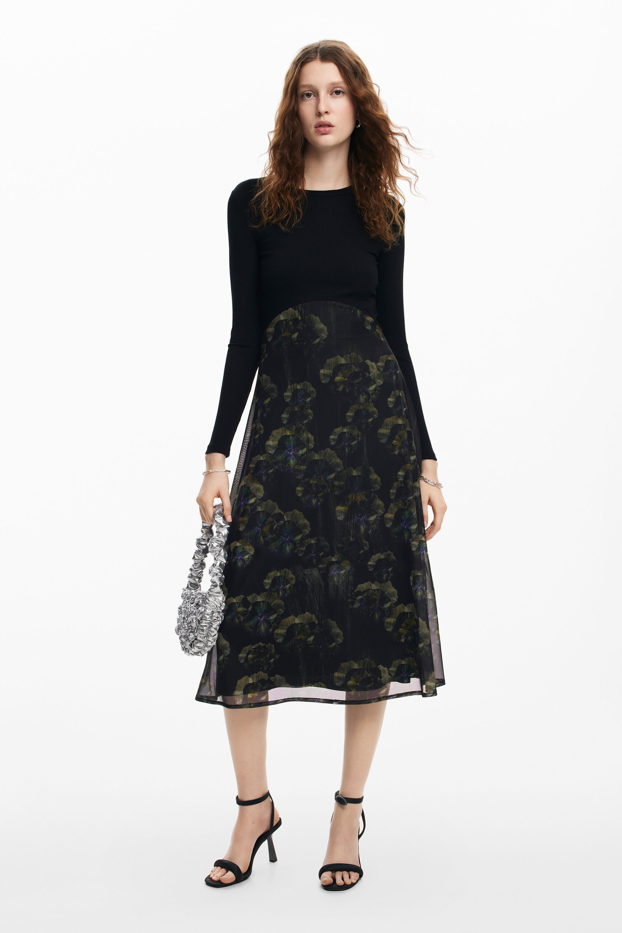 Robe midi florale M. Christian Lacroix pour femme I Desigual