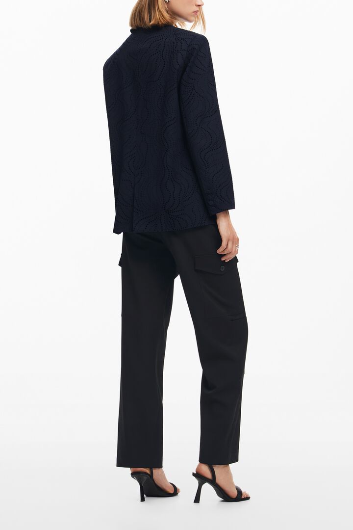 Embroidered floral blazer | Desigual