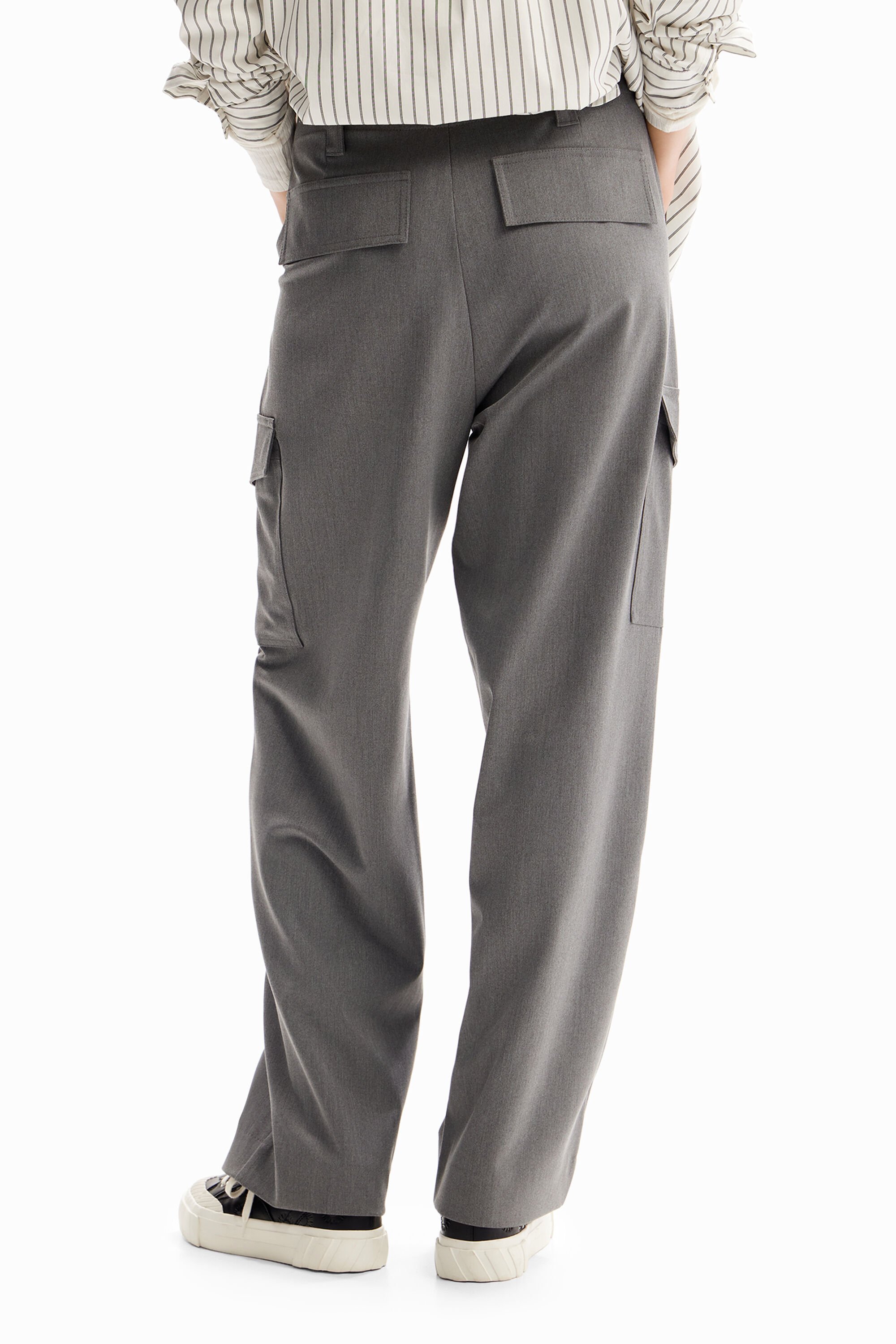 Desigual pantaloni larghi online