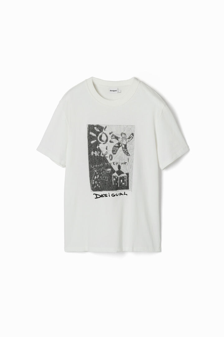 Arty embroidered T-shirt | Desigual