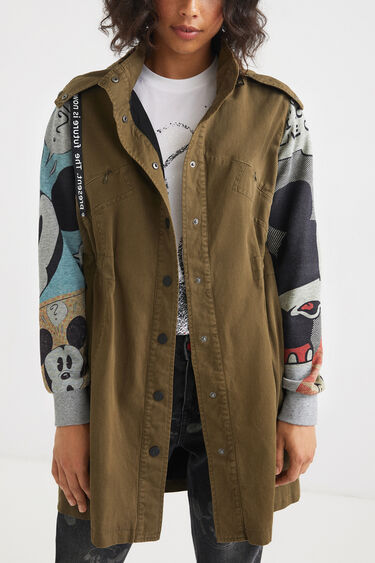 Mickey Mouse Hooded Parka Desigual Com
