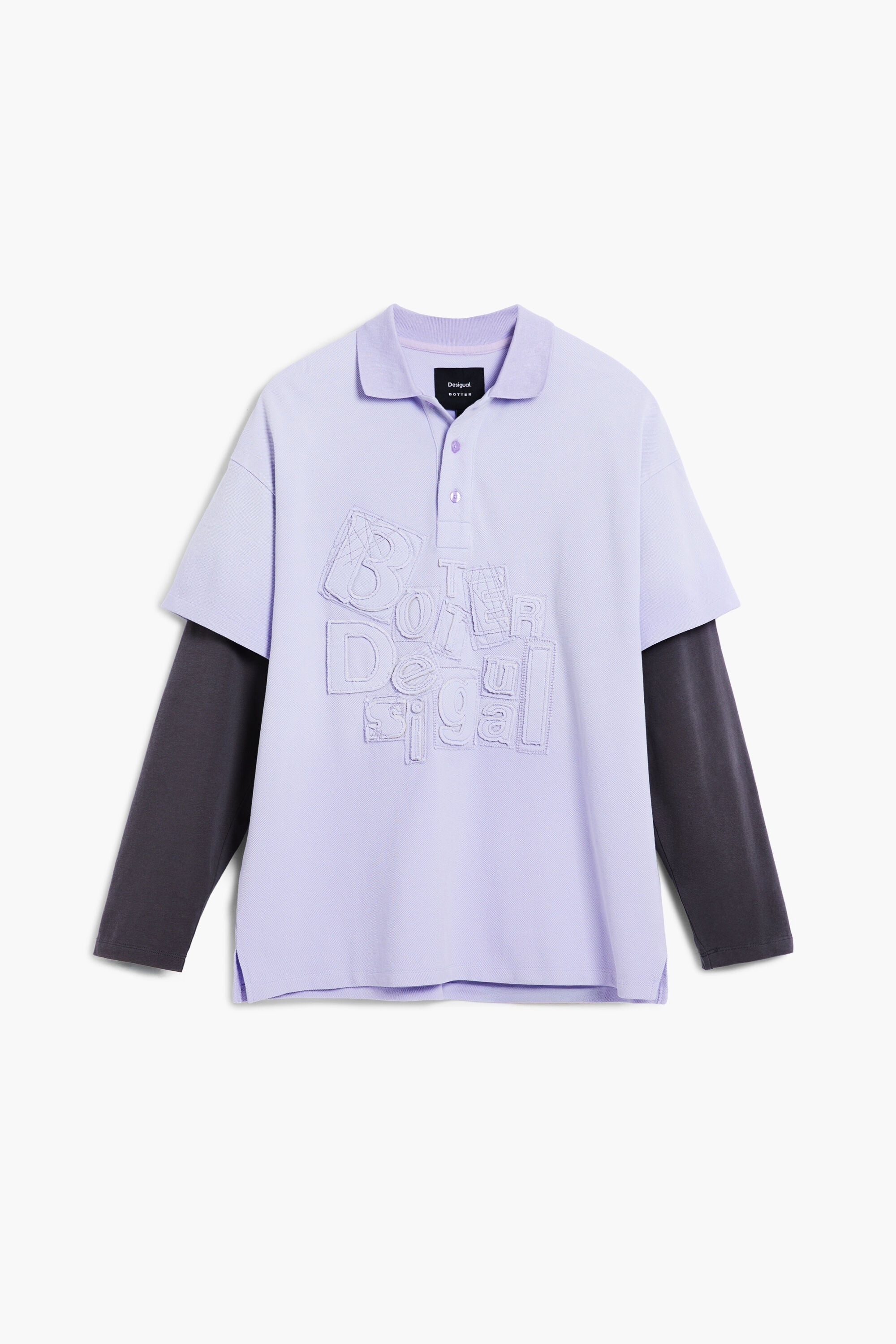 Camiseta doble manga patch Botter
