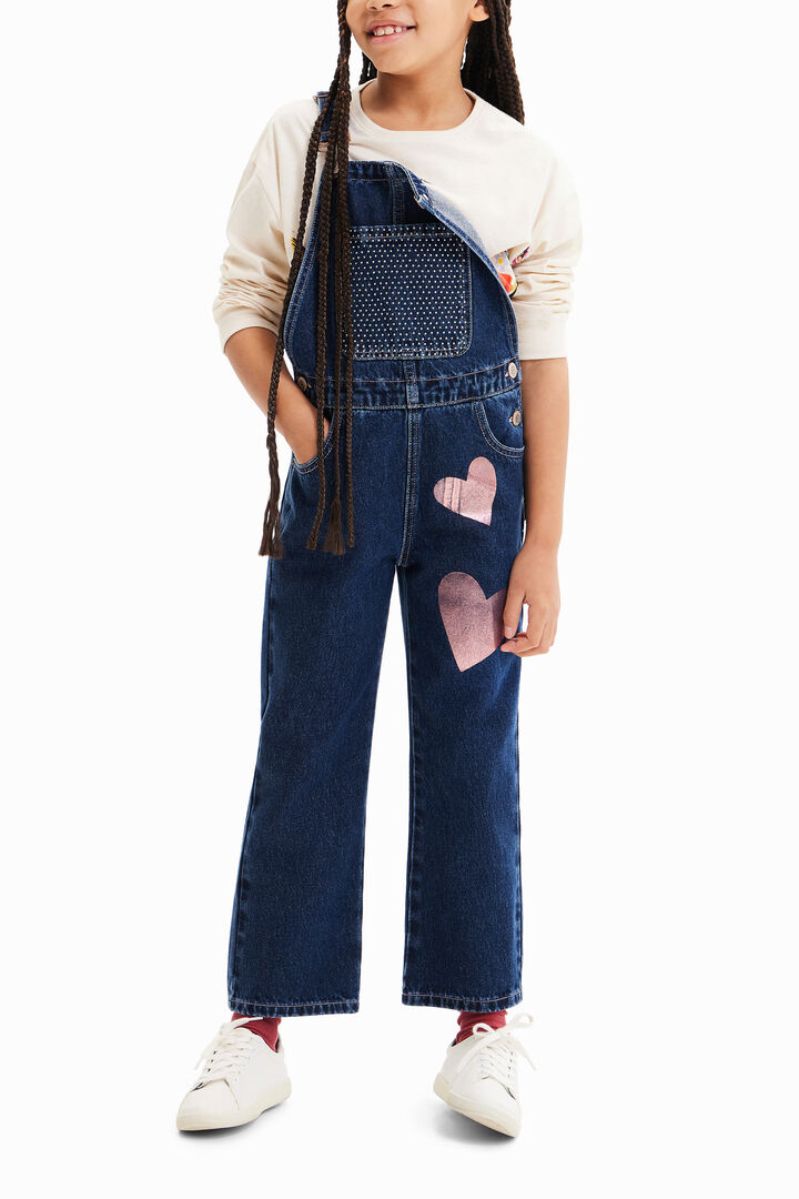 Salopette denim cuore | Desigual