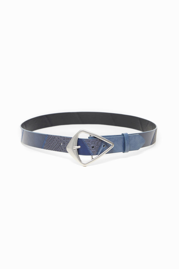 Leather effect belt patch | Desigual
