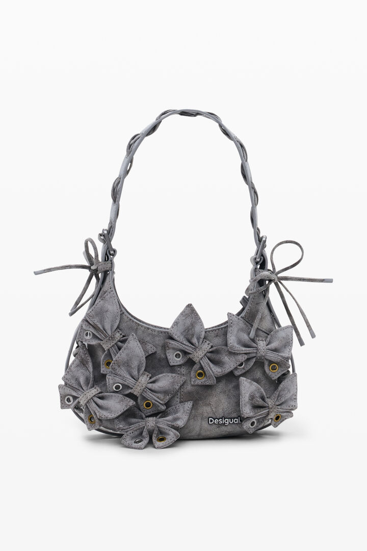 Small bag with butterfly appliqués