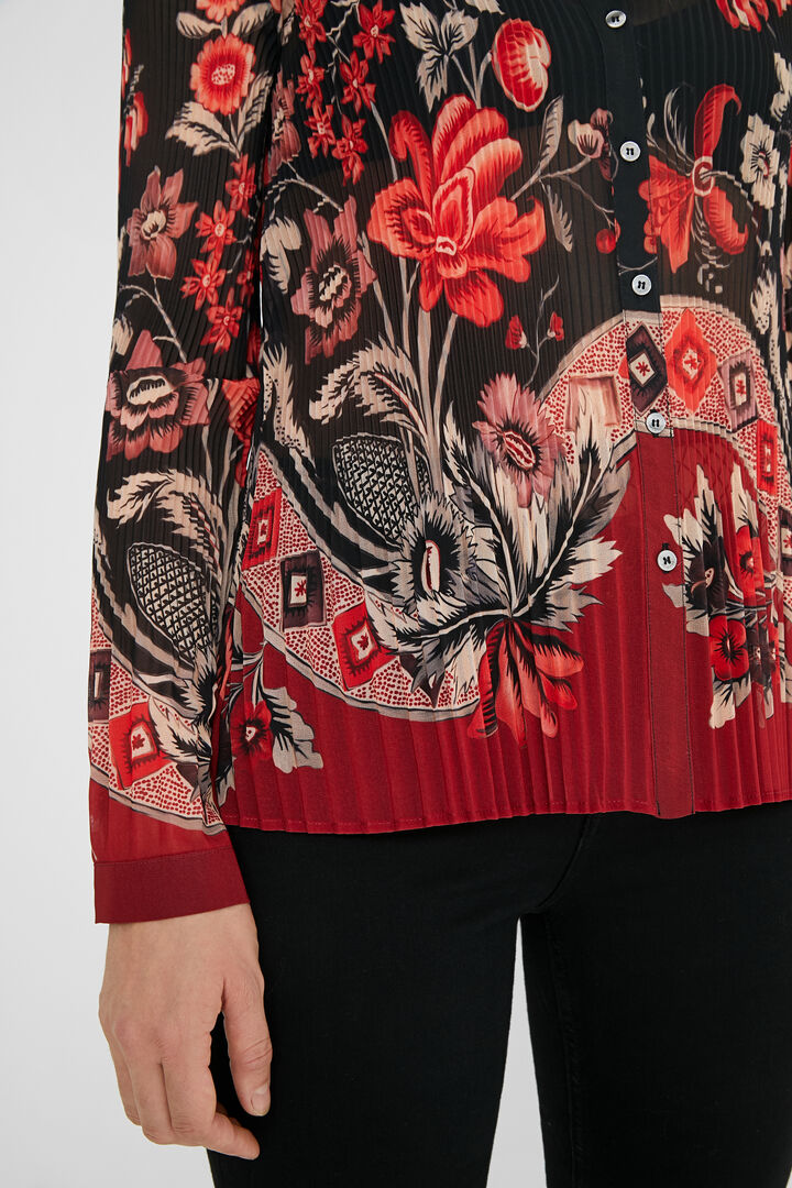Camicia plissettata floreale | Desigual