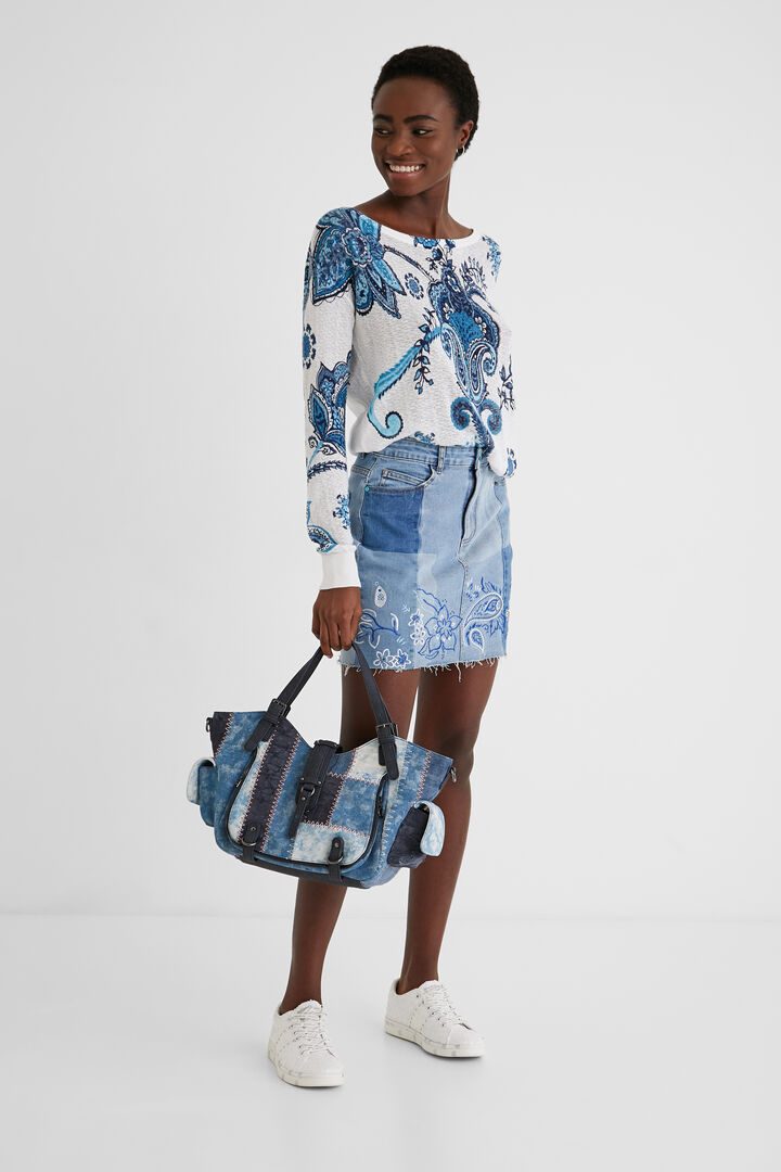 Bolso patch vaquero | Desigual
