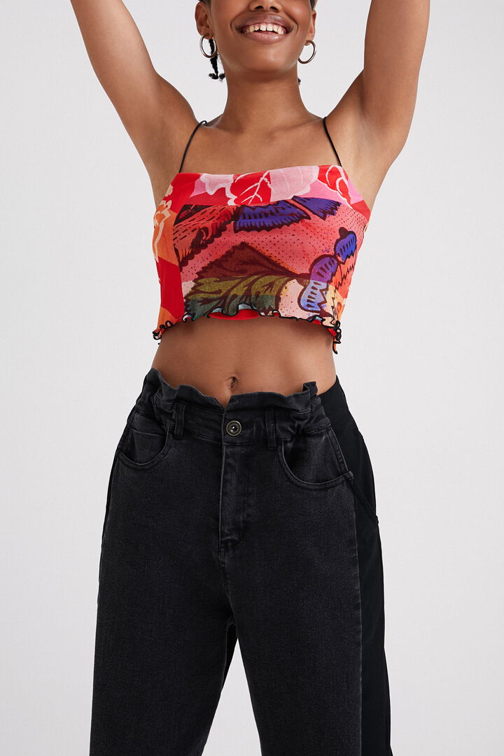 Hybrid slouchy trousers | Desigual