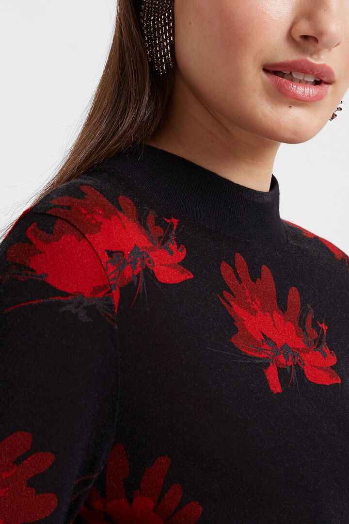 Camiseta manga larga floral | Desigual