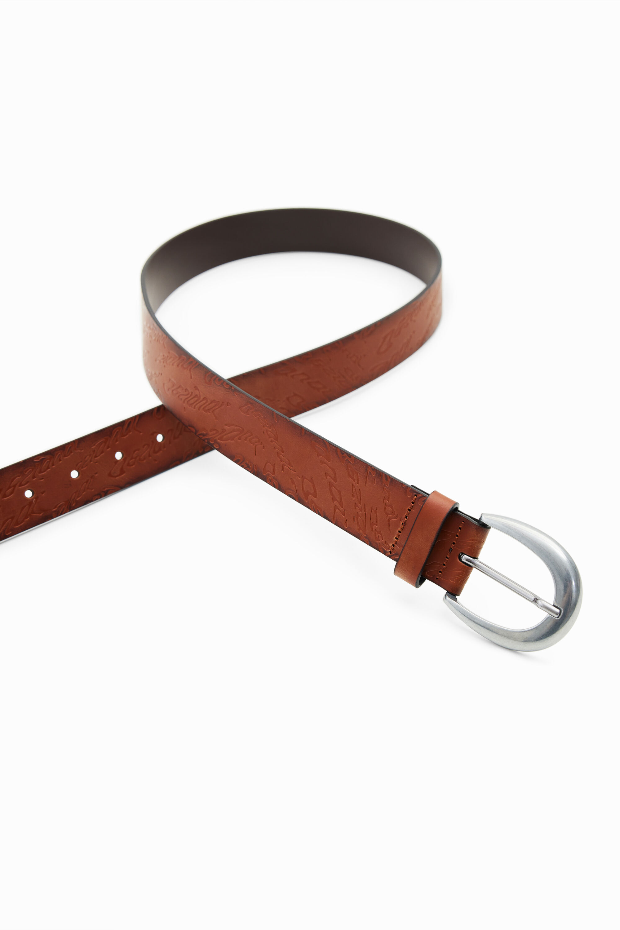 Ceinture cuir logos